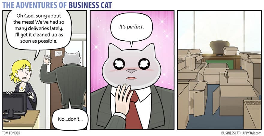 Если бы ваш начальник был милым котиком