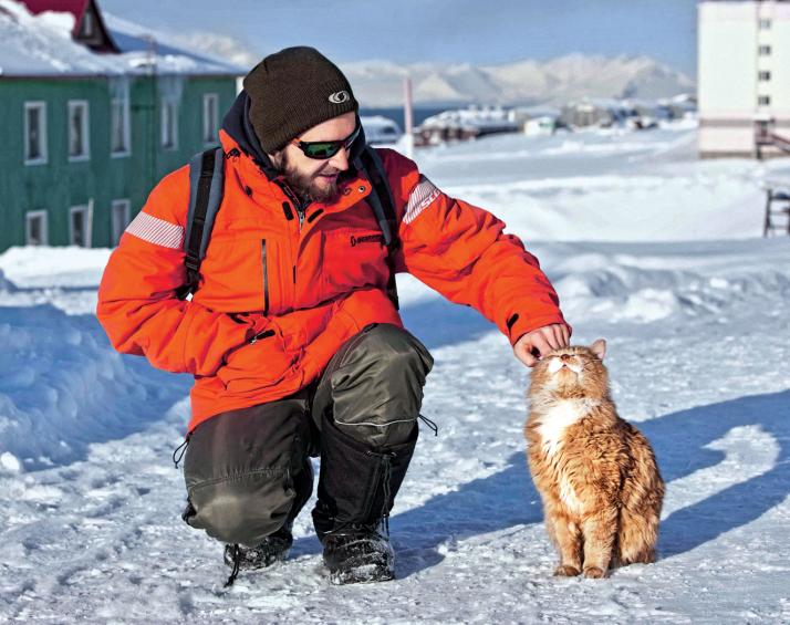 Кеша — единственный кот на норвежском архипелаге Шпицберген