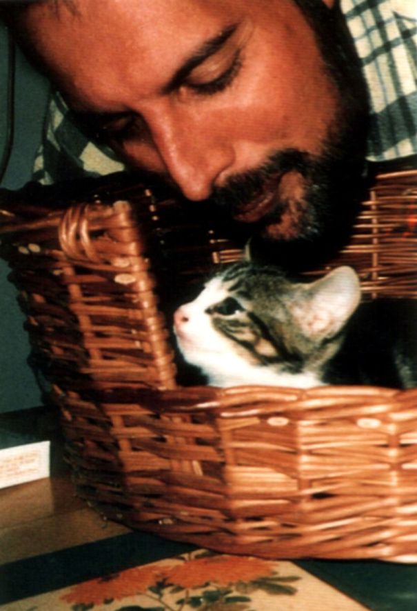 15 фотодоказательств того, что на свете есть один настоящий котолюб — и это Фредди Меркьюри