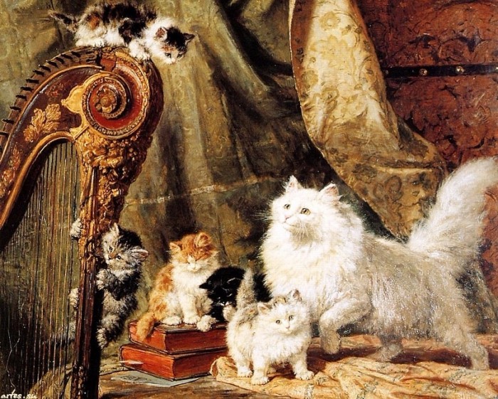Котоживопись: 10 знаменитых художников, очарованных кошками